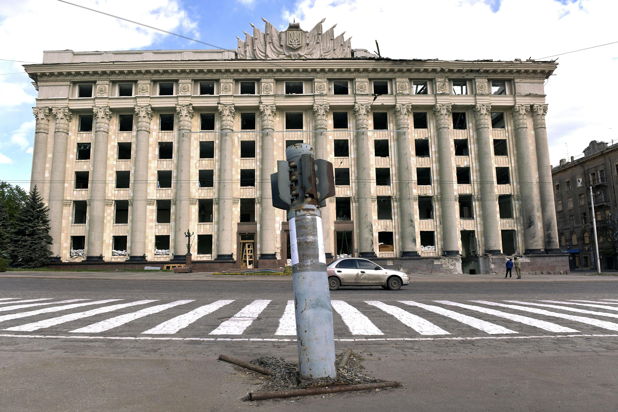Ракетный террор против городов. Хроника пяти месяцев войны в Украине в фото